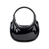 Glossy Hobo Handbag
