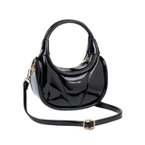 Glossy Hobo Handbag
